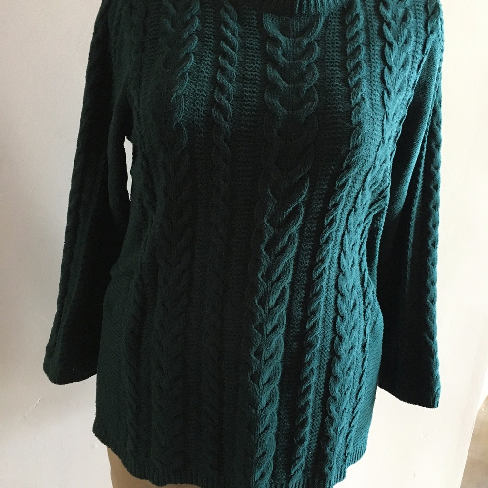 Dark green sweater